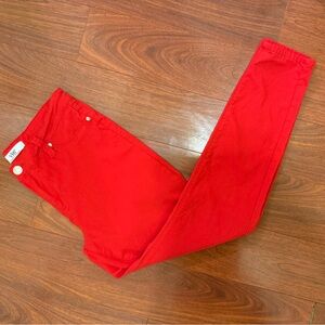 YMI Hyper Stretch Jeans Skinny Mid Rise Red Jules and James